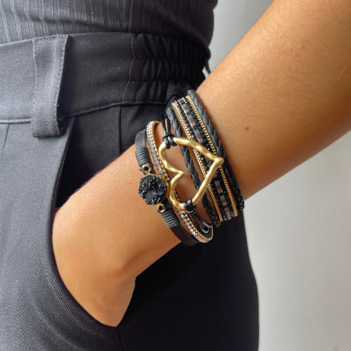 Pulsera Black Heart