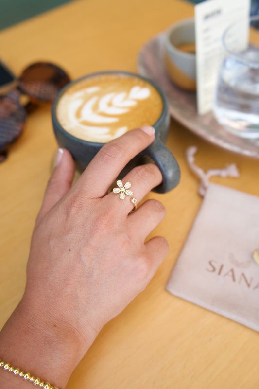Anillo Shiny Flower