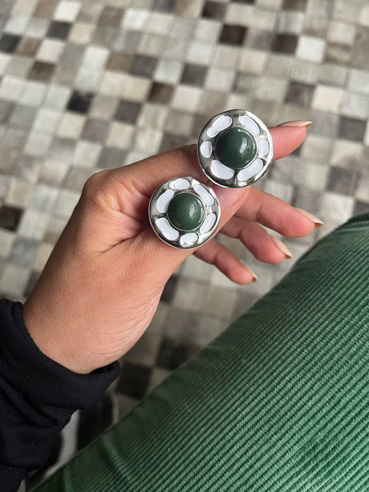 Aretes Aura Verde