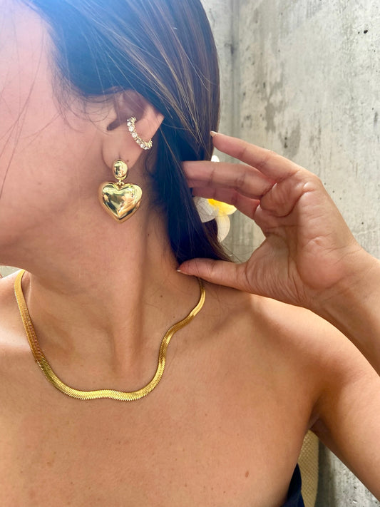 Aretes Corazón Maxi