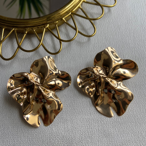 Aretes Cloud Dorado